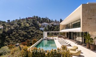 Espectacular villa de lujo contemporánea en venta con vistas al mar en El Madroñal, Marbella - Benahavís 796308 