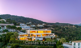 Espectacular villa de lujo contemporánea en venta con vistas al mar en El Madroñal, Marbella - Benahavís 796309 
