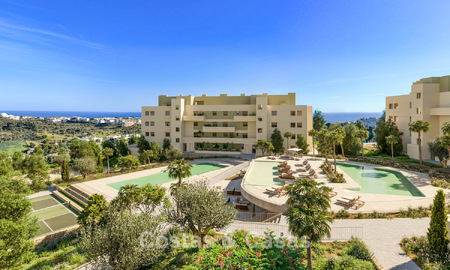 Apartamentos modernos de lujo en venta con vistas al mar en Mijas Costa, Costa del Sol 796020