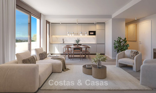 Apartamentos modernos de lujo en venta con vistas al mar en Mijas Costa, Costa del Sol 796028 