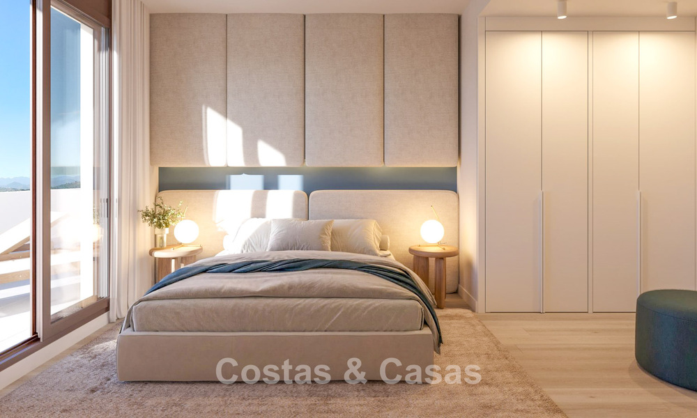 Apartamentos modernos de lujo en venta con vistas al mar en Mijas Costa, Costa del Sol 796029