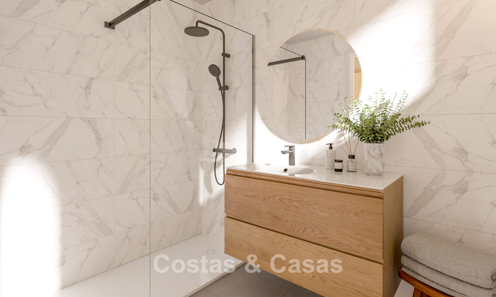 Apartamentos modernos de lujo en venta con vistas al mar en Mijas Costa, Costa del Sol 796030