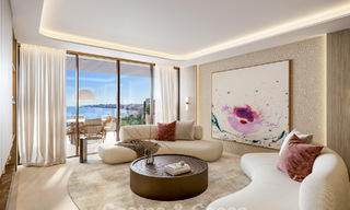 Apartamentos boutique de lujo con diseño vanguardista y vistas al mar en venta a un paso de la playa en Fuengirola, Costa del Sol 796196 