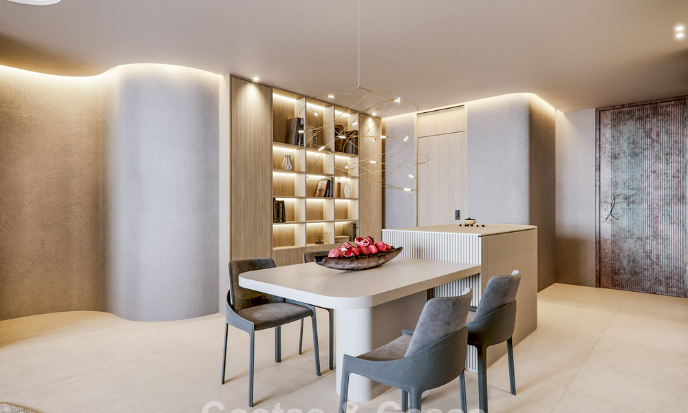 Apartamentos boutique de lujo con diseño vanguardista y vistas al mar en venta a un paso de la playa en Fuengirola, Costa del Sol 796197