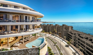 Apartamentos boutique de lujo con diseño vanguardista y vistas al mar en venta a un paso de la playa en Fuengirola, Costa del Sol 796203 