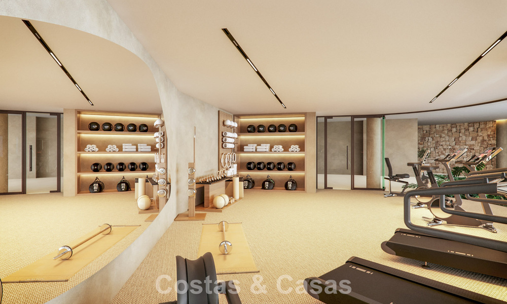 Apartamentos boutique de lujo con diseño vanguardista y vistas al mar en venta a un paso de la playa en Fuengirola, Costa del Sol 796207