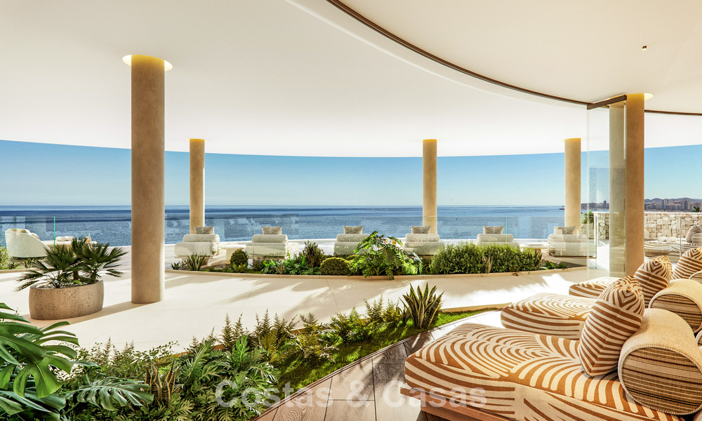 Apartamentos boutique de lujo con diseño vanguardista y vistas al mar en venta a un paso de la playa en Fuengirola, Costa del Sol 796208