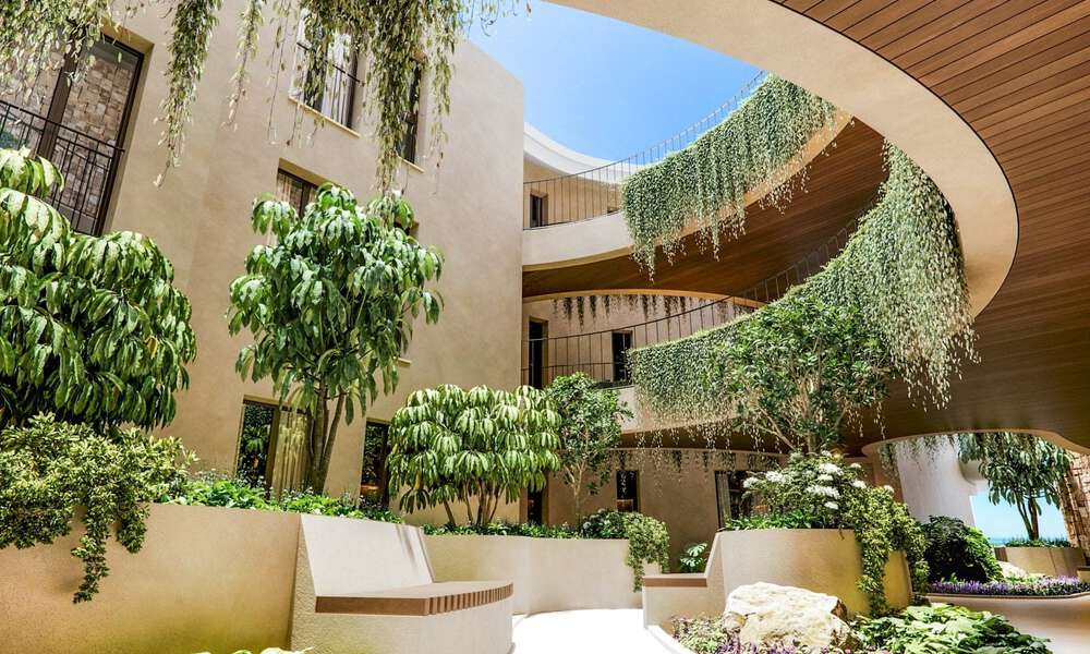 Apartamentos boutique de lujo con diseño vanguardista y vistas al mar en venta a un paso de la playa en Fuengirola, Costa del Sol 796209