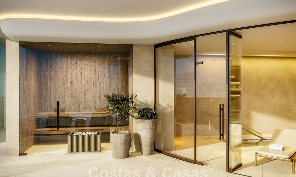 Apartamentos boutique de lujo con diseño vanguardista y vistas al mar en venta a un paso de la playa en Fuengirola, Costa del Sol 796215