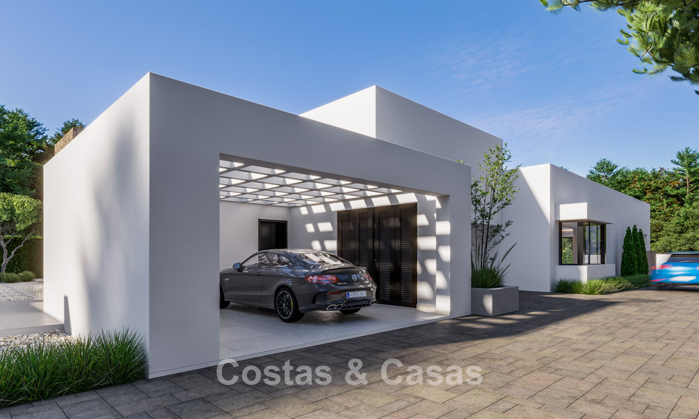 Exclusiva villa moderna con piscina climatizada en venta en la New Golden Mile, Marbella - Estepona 796034