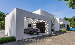 Exclusiva villa moderna con piscina climatizada en venta en la New Golden Mile, Marbella - Estepona 796034 