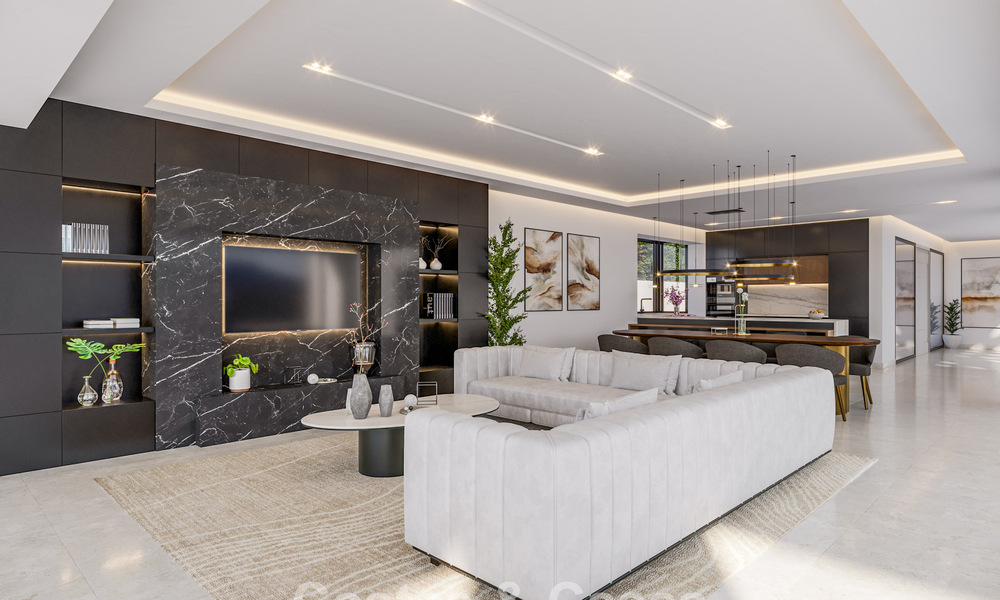 Exclusiva villa moderna con piscina climatizada en venta en la New Golden Mile, Marbella - Estepona 796035