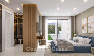 Exclusiva villa moderna con piscina climatizada en venta en la New Golden Mile, Marbella - Estepona 796040 