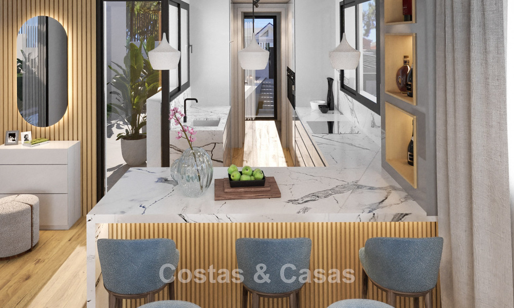 Villa de lujo moderna con vistas al mar en venta cerca de la playa al este de Marbella centro 796221