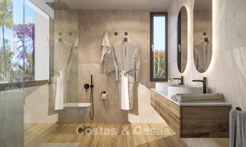 Villa de lujo moderna con vistas al mar en venta cerca de la playa al este de Marbella centro 796233