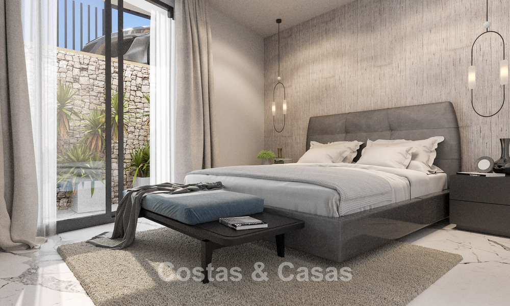 Villa de lujo moderna con vistas al mar en venta cerca de la playa al este de Marbella centro 796234