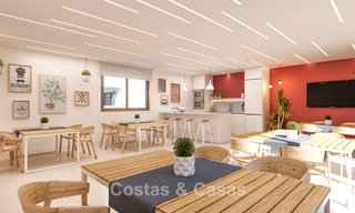 Apartamentos contemporáneos de lujo con vistas al mar en venta en un nuevo complejo entre Marbella y Sotogrande, Costa del Sol 796317 