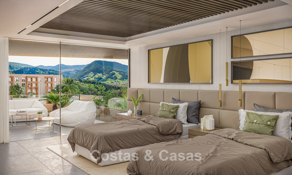 Apartamentos de nueva construcción innovadores con arquitectura vanguardista en venta en el centro de Estepona 795915