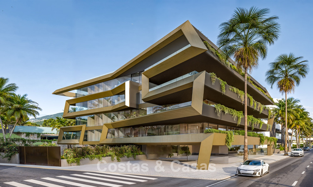 Apartamentos de nueva construcción innovadores con arquitectura vanguardista en venta en el centro de Estepona 795920