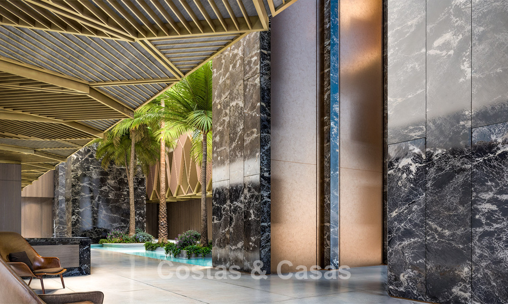 Apartamentos de nueva construcción innovadores con arquitectura vanguardista en venta en el centro de Estepona 795922