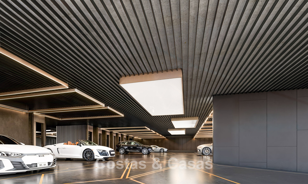 Apartamentos de nueva construcción innovadores con arquitectura vanguardista en venta en el centro de Estepona 795923