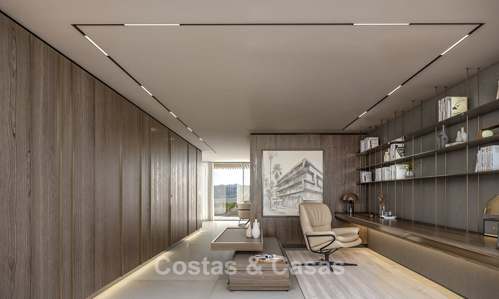 Apartamentos de nueva construcción innovadores con arquitectura vanguardista en venta en el centro de Estepona 795930