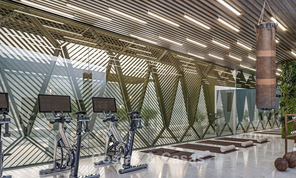 Apartamentos de nueva construcción innovadores con arquitectura vanguardista en venta en el centro de Estepona 795933