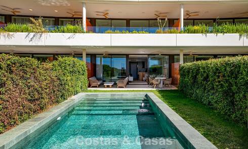 Apartamento en planta baja de alta calidad con jardín privado y piscina en venta en Fuengirola, Costa del Sol 796592