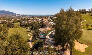 Villa mediterránea en primera línea de golf con vistas panorámicas en venta en La Cala Golf Resort, Mijas Costa 796441 