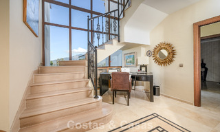 Villa mediterránea en primera línea de golf con vistas panorámicas en venta en La Cala Golf Resort, Mijas Costa 796481 