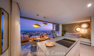 Listo para entrar a vivir! Lujosos apartamentos modernos con vistas panorámicas al mar en venta en Mijas, en la Costa del Sol 797113 