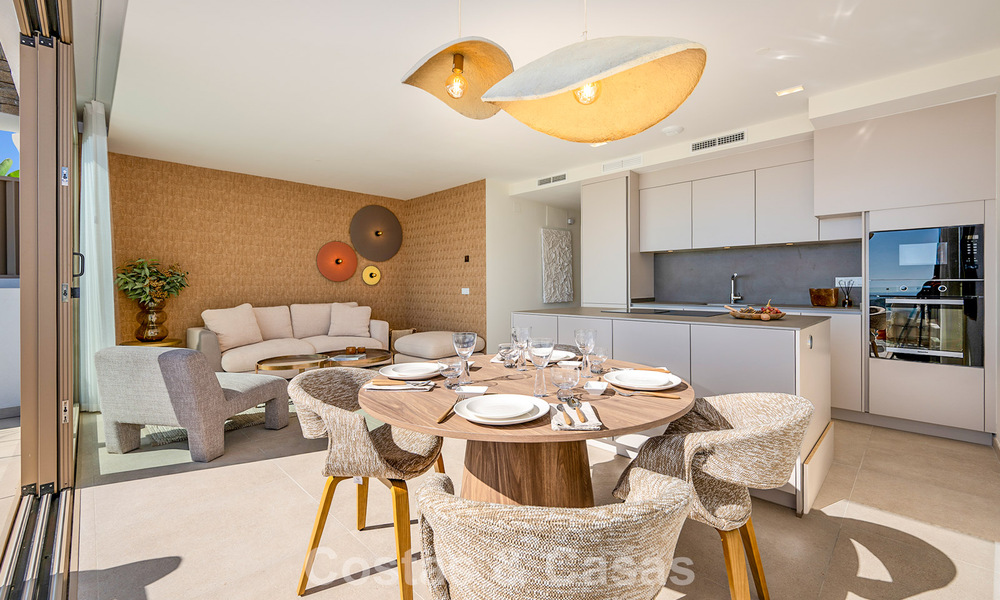Listo para entrar a vivir! Lujosos apartamentos modernos con vistas panorámicas al mar en venta en Mijas, en la Costa del Sol 797122