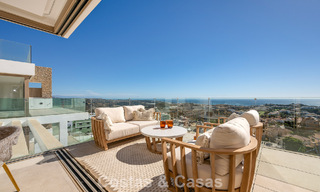 Listo para entrar a vivir! Lujosos apartamentos modernos con vistas panorámicas al mar en venta en Mijas, en la Costa del Sol 797124 