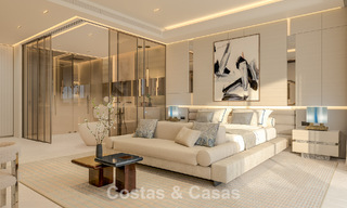 Lanzamiento! Apartamentos de lujo vanguardistas en venta con vistas al mar, a un paso de la playa y del paseo marítimo en Estepona 797188 