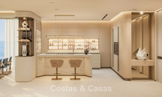 Lanzamiento! Apartamentos de lujo vanguardistas en venta con vistas al mar, a un paso de la playa y del paseo marítimo en Estepona 797189 