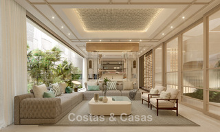 Lanzamiento! Apartamentos de lujo vanguardistas en venta con vistas al mar, a un paso de la playa y del paseo marítimo en Estepona 797199 