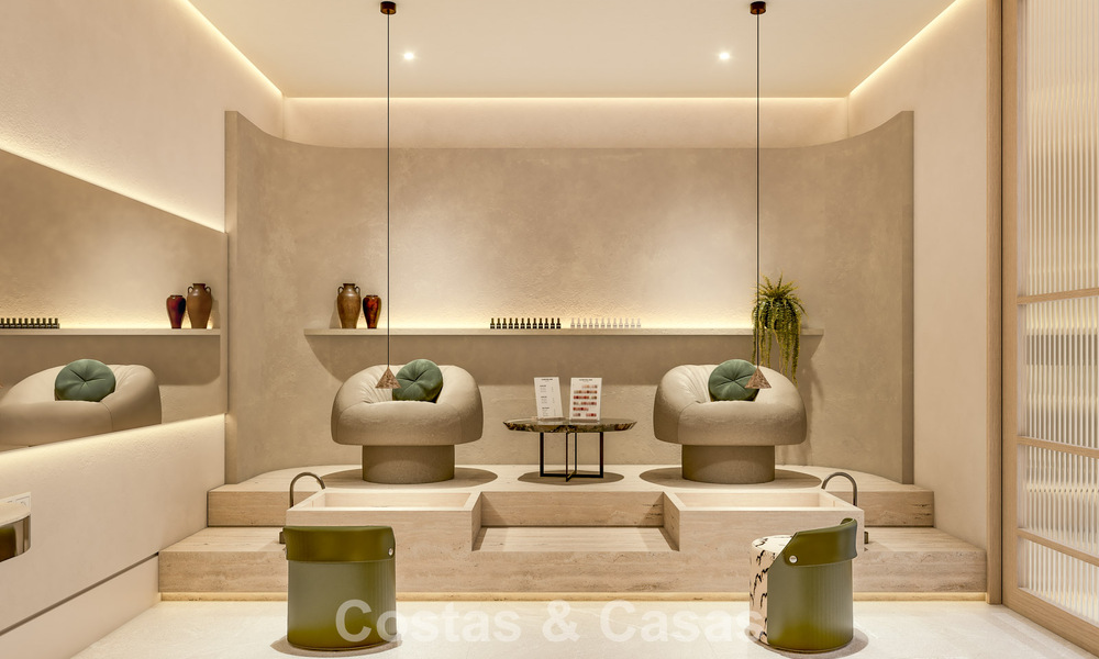 Lanzamiento! Apartamentos de lujo vanguardistas en venta con vistas al mar, a un paso de la playa y del paseo marítimo en Estepona 797203