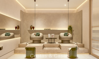 Lanzamiento! Apartamentos de lujo vanguardistas en venta con vistas al mar, a un paso de la playa y del paseo marítimo en Estepona 797203 