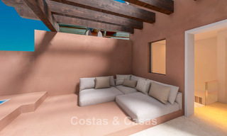 Ático en venta en un complejo de cinco estrellas en primera línea de playa en la New Golden Mile entre Marbella y Estepona 797287 