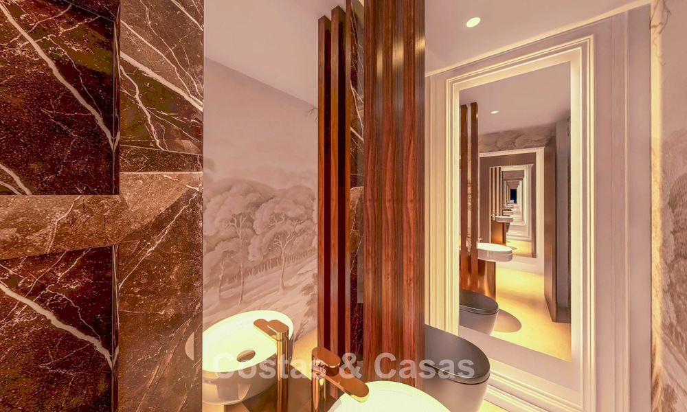 Ático en venta en un complejo de cinco estrellas en primera línea de playa en la New Golden Mile entre Marbella y Estepona 797291