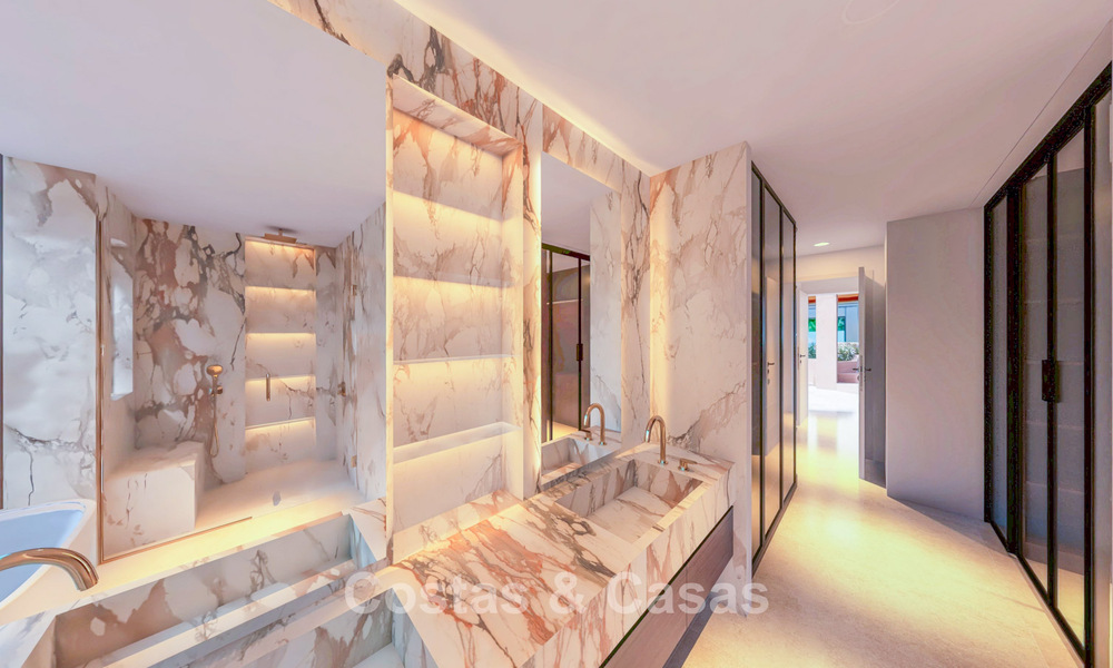 Ático en venta en un complejo de cinco estrellas en primera línea de playa en la New Golden Mile entre Marbella y Estepona 797295