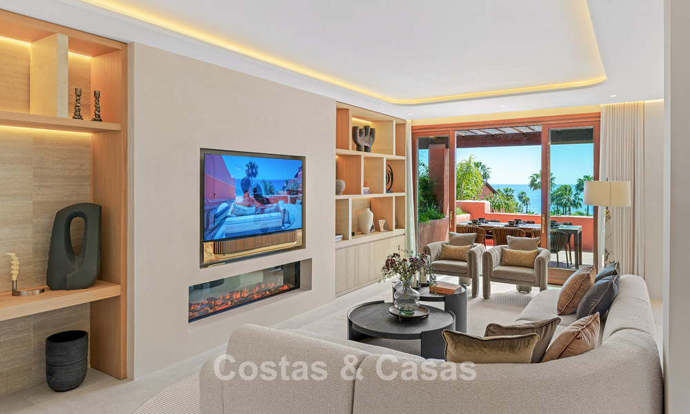 Ático en venta en un complejo de cinco estrellas en primera línea de playa en la New Golden Mile entre Marbella y Estepona 797752