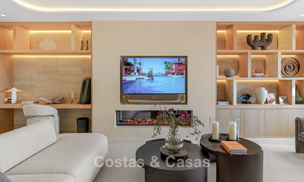 Ático en venta en un complejo de cinco estrellas en primera línea de playa en la New Golden Mile entre Marbella y Estepona 797769