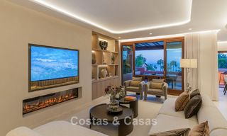 Ático en venta en un complejo de cinco estrellas en primera línea de playa en la New Golden Mile entre Marbella y Estepona 797774 