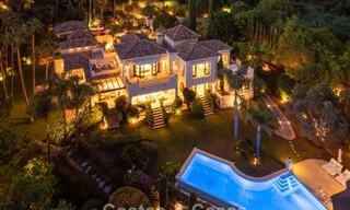 Excepcional villa de lujo española en venta en un oasis verde en la Milla de Oro de Marbella 798171 