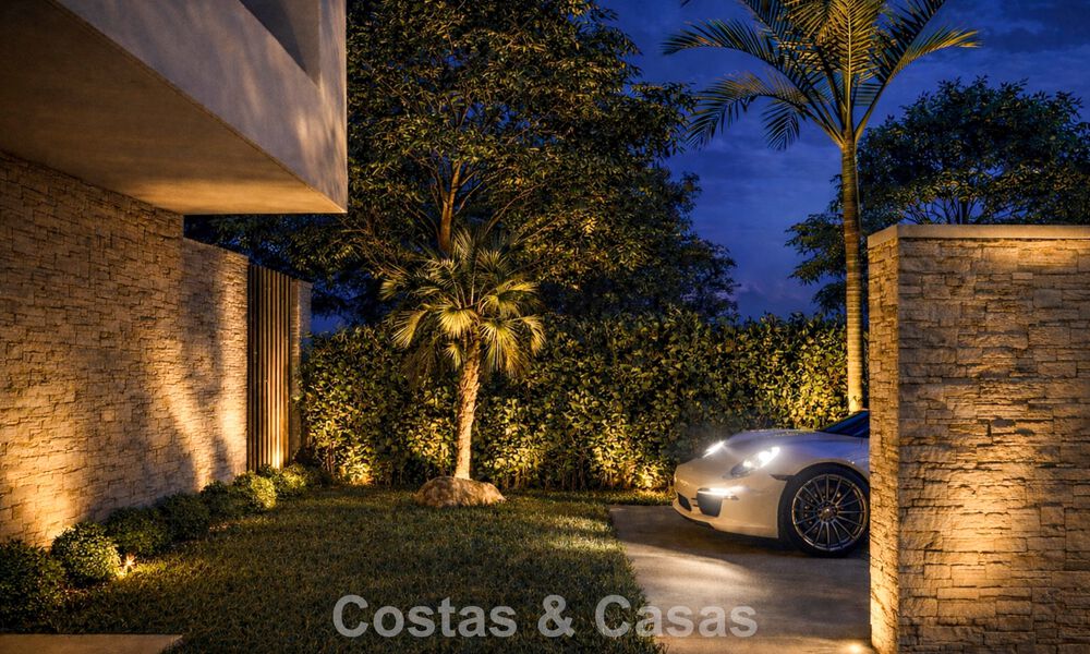 Nueva villa de lujo modernista en venta en primera línea de golf en Mijas, Costa del Sol 798123