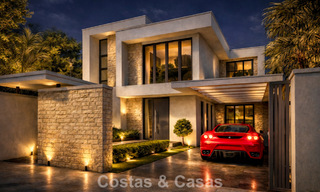 Fantástica villa en primera línea de golf con vistas fenomenales en venta en La Cala Golf Resort, Mijas, Costa del Sol 798138 