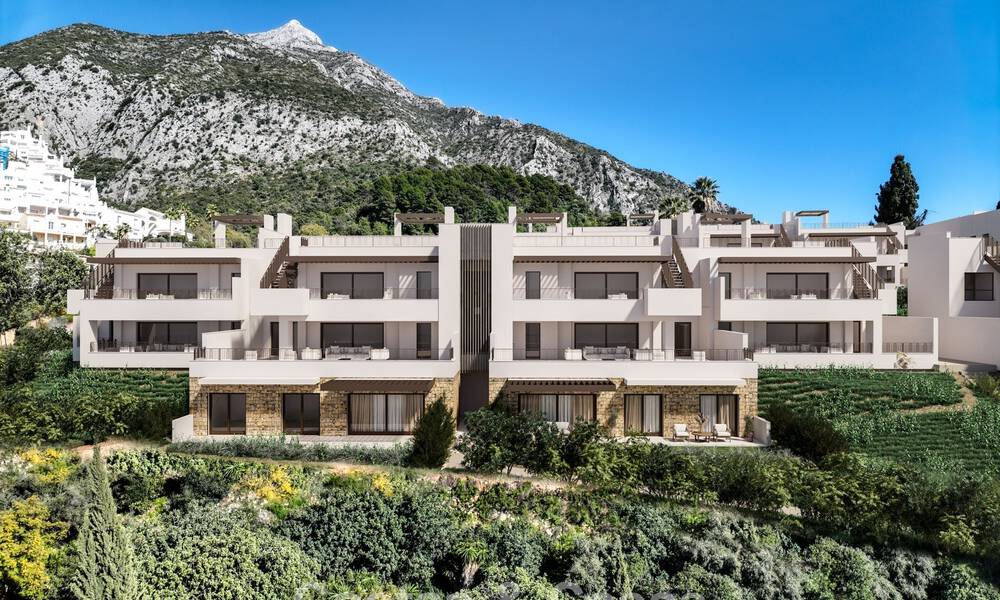 Apartamentos modernos de obra nueva con vistas espectaculares en venta cerca de Marbella, en la Costa del Sol 797139