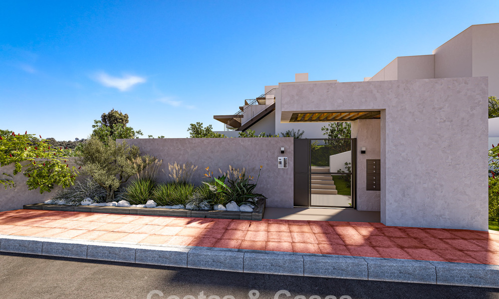 Apartamentos modernos de obra nueva con vistas espectaculares en venta cerca de Marbella, en la Costa del Sol 797144