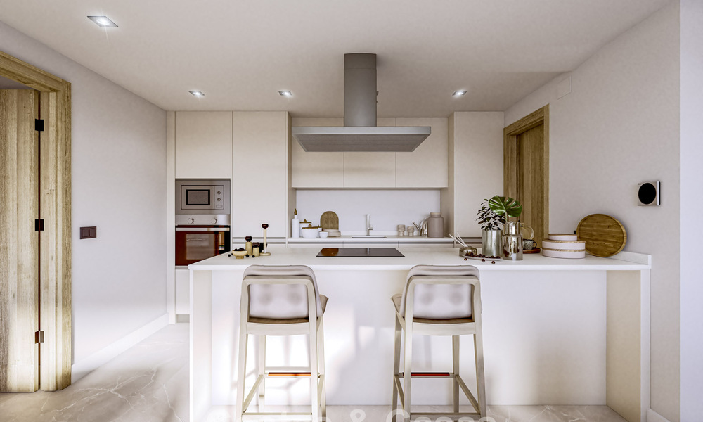 Apartamentos modernos de obra nueva con vistas espectaculares en venta cerca de Marbella, en la Costa del Sol 797145